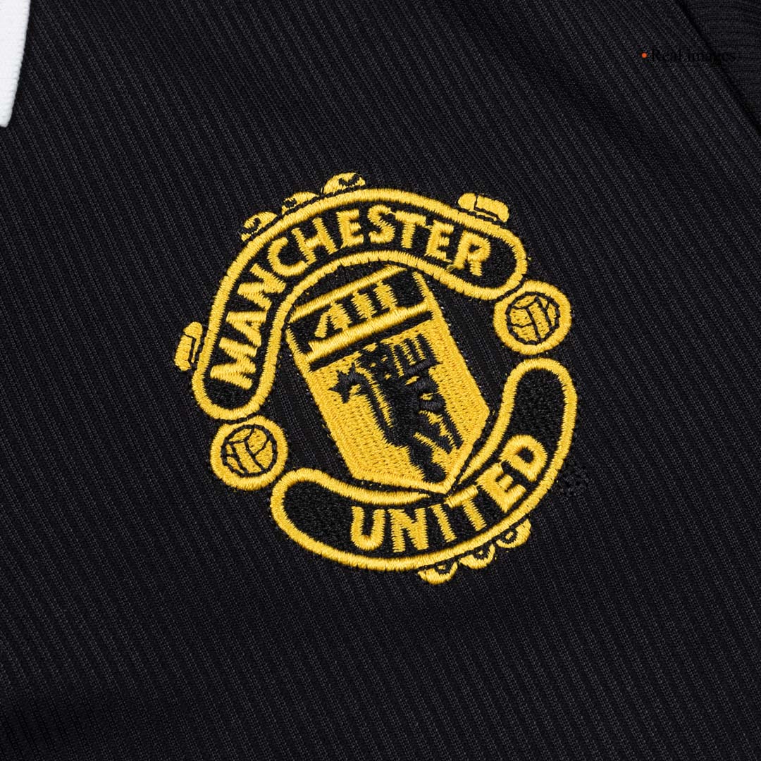 Manchester United Retro Langarm Auswärtstrikot 1998