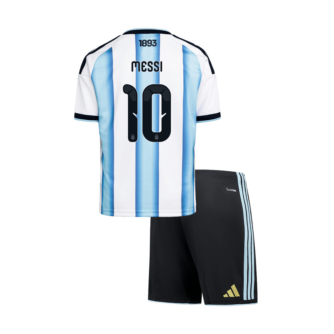 Argentina World Cup Kinder Trikot Set Heim 2026 MESSI #10 [PREMIUM]