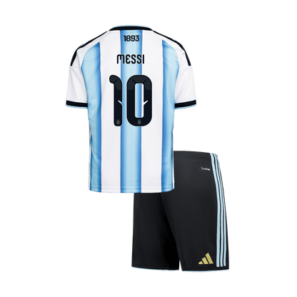 Argentina World Cup Kinder Trikot Set Heim 2026 MESSI #10 [PREMIUM]