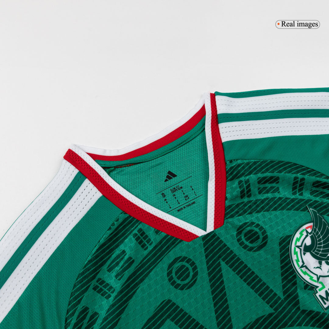 Mexico World Cup Player Version Trikot Heim 2026 S.GIMENEZ #11 Slim Fit