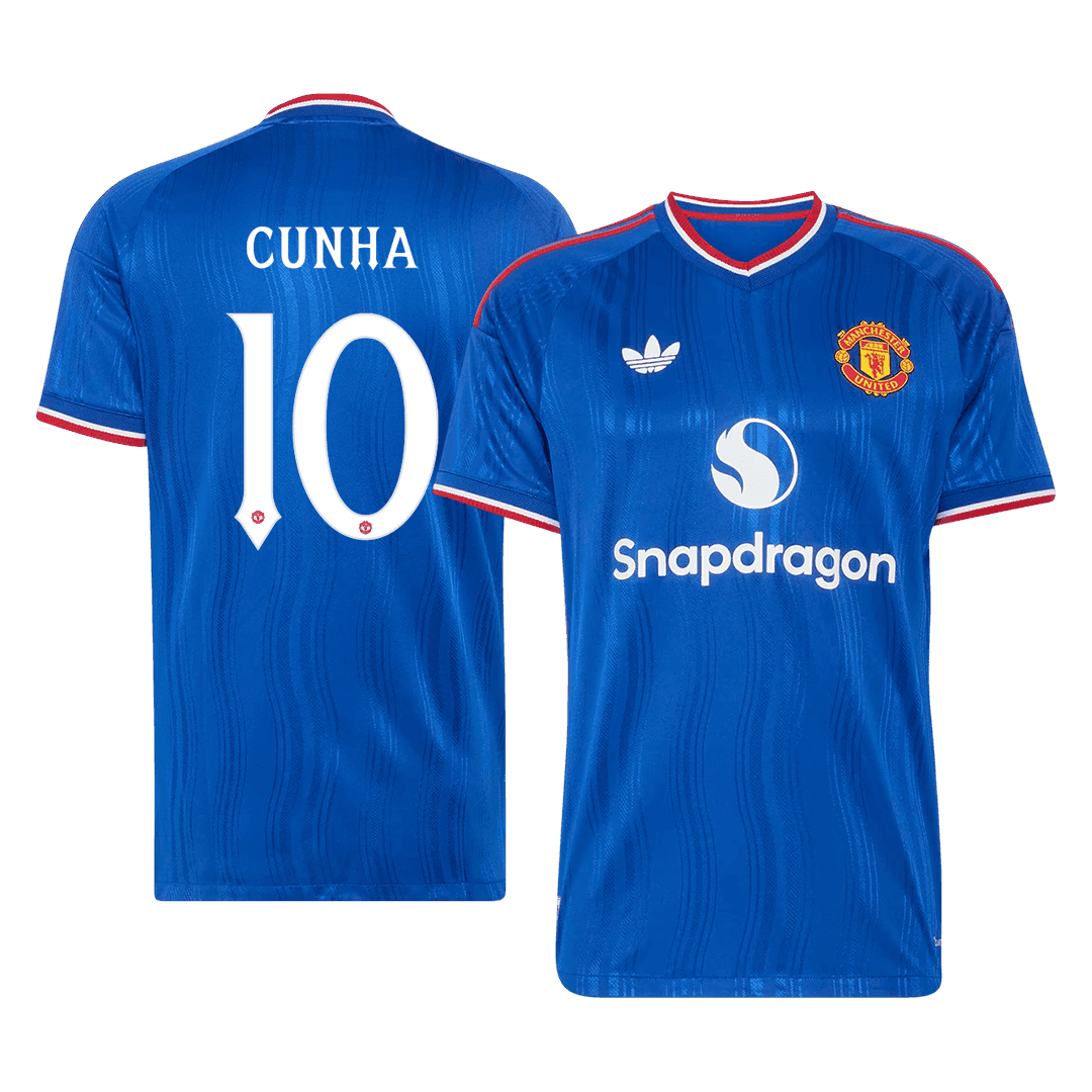 Manchester United Auswärtstrikot 2026/27 – CUNHA #10 – UCL (Spielerversion)