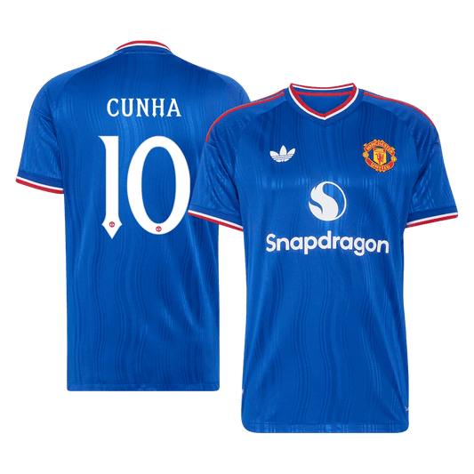 Manchester United Auswärtstrikot 2026/27 – CUNHA #10 – UCL (Spielerversion)