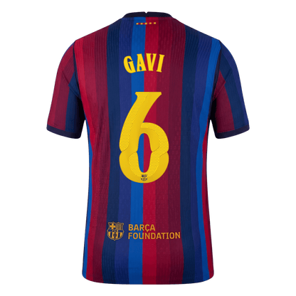Barcelona Heimtrikot 2026/27 – GAVI #6 – UCL (Spielerversion)