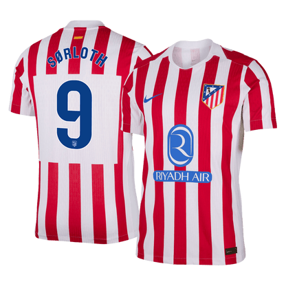 Atletico Madrid Player Version Trikot Heim 2025/26 SØRLOTH #9 Slim Fit