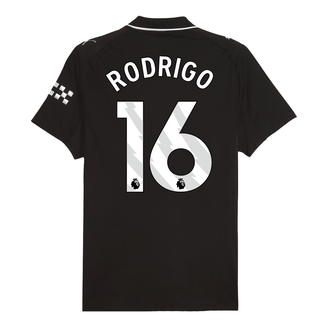 Manchester City Player Version Trikot Auswärts 2025/26 RODRIGO #16 Slim Fit