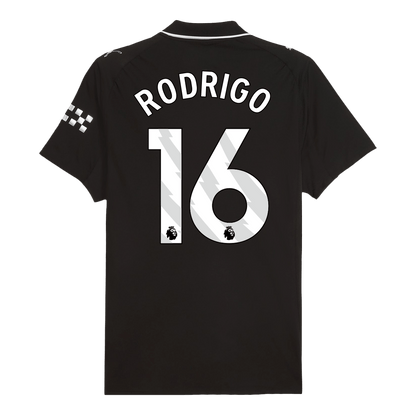 Manchester City Player Version Trikot Auswärts 2025/26 RODRIGO #16 Slim Fit