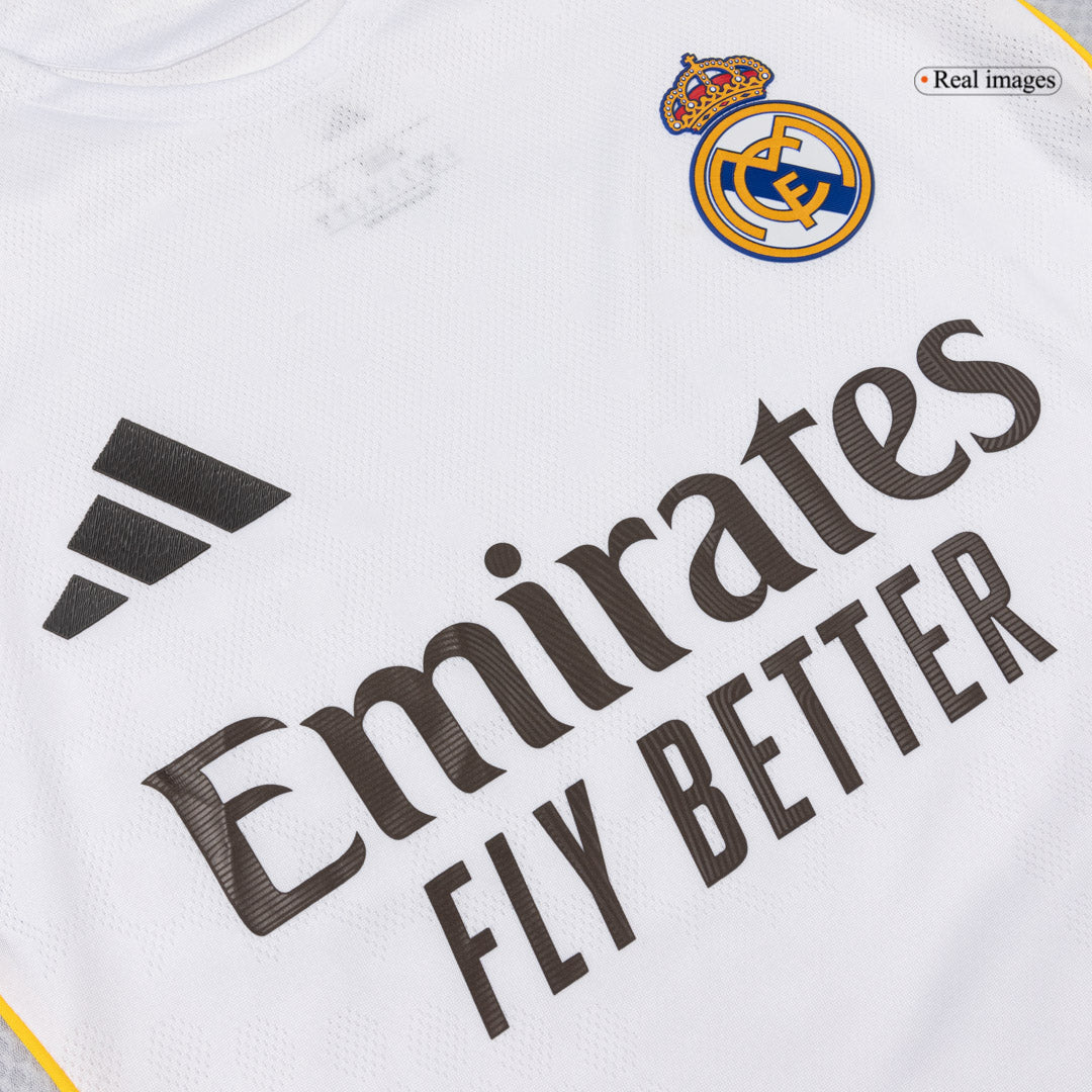 Maillot Domicile Les Blancos Version Joueur 2025/26 MBAPPÉ #9 Coupe Ajustée [PREMIUM]