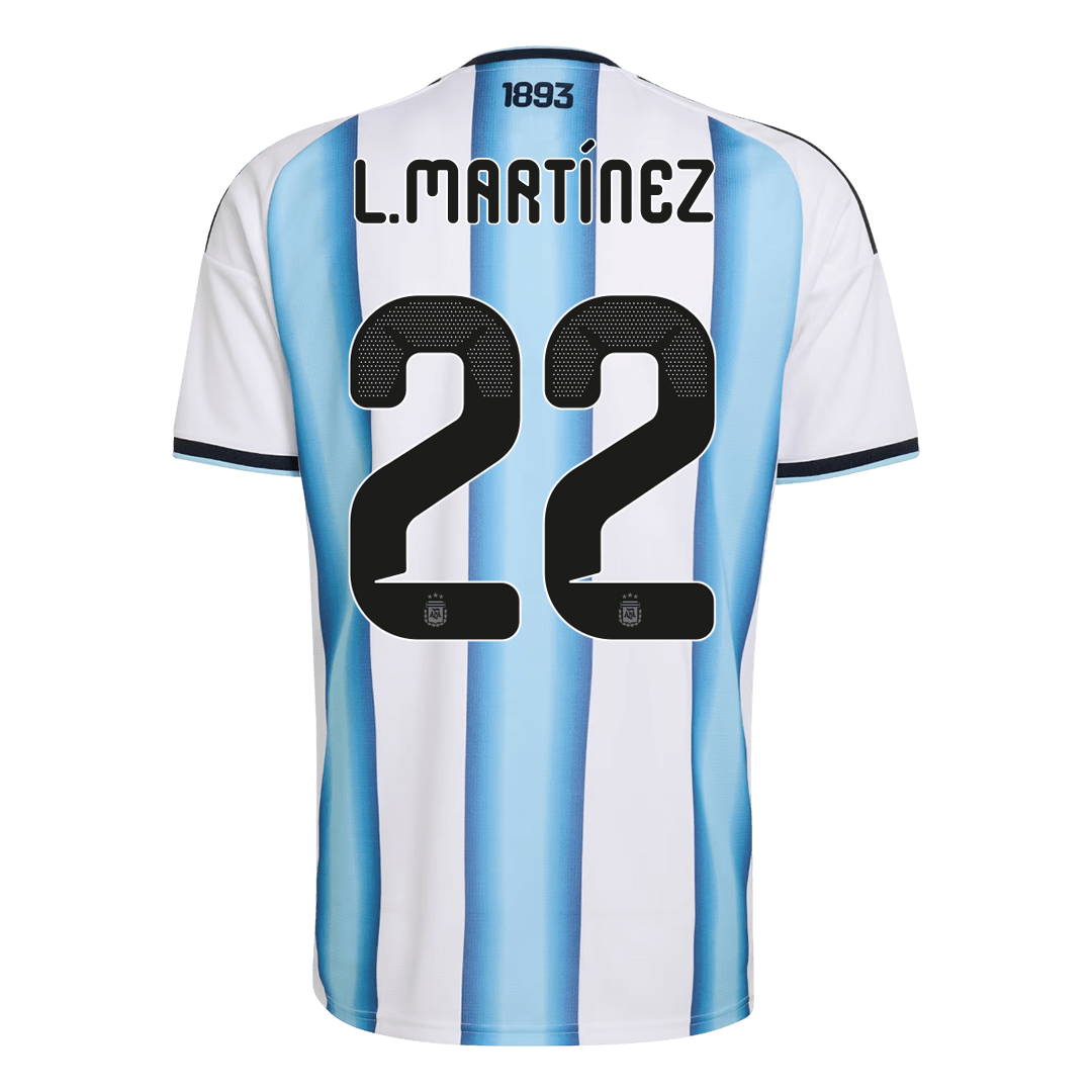 Argentina World Cup Maglia Home 2026 L.MARTÍNEZ #22 [PREMIUM]