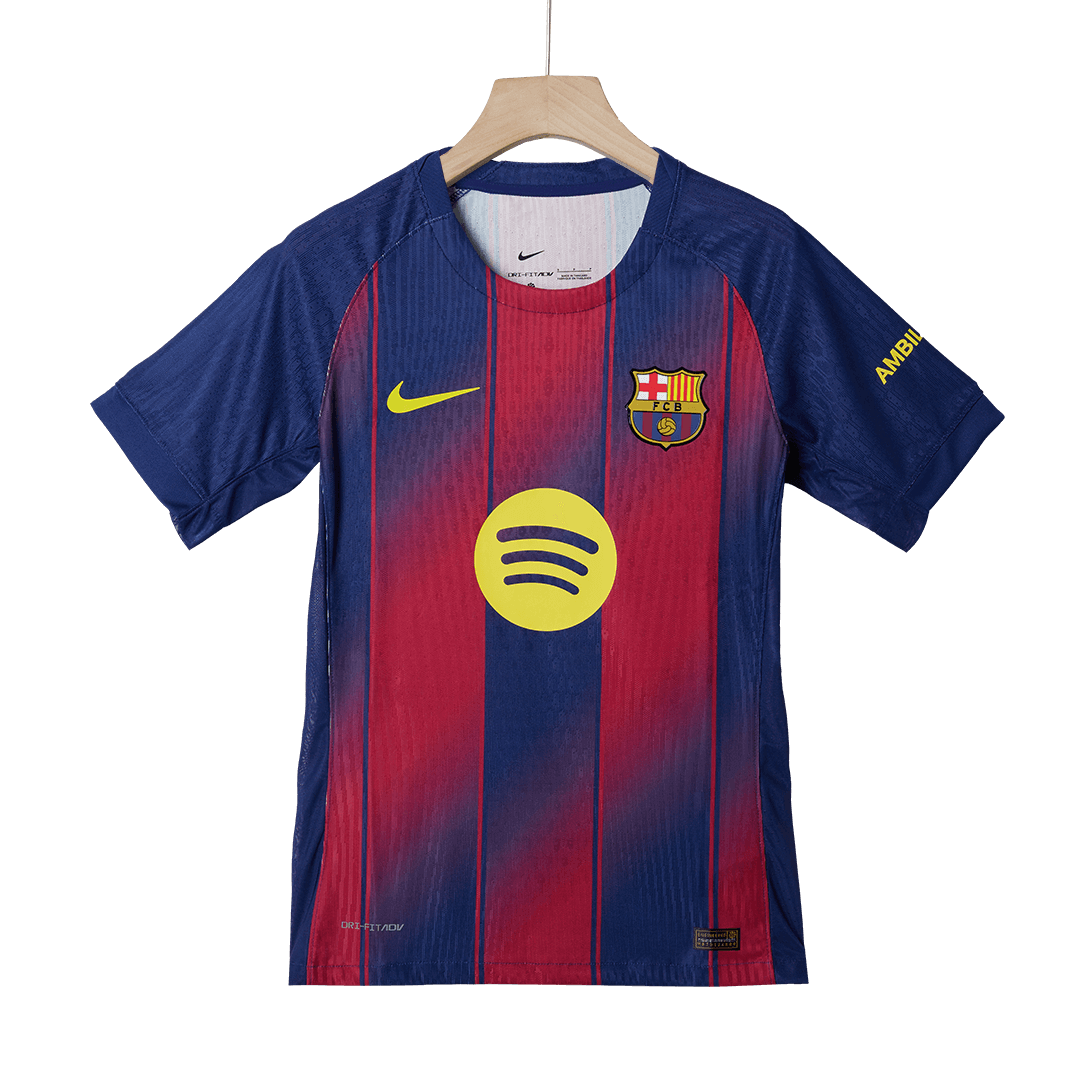 Maglia Barcellona Player Version Home 2025/26 UCL KOUNDE #23 Slim Fit