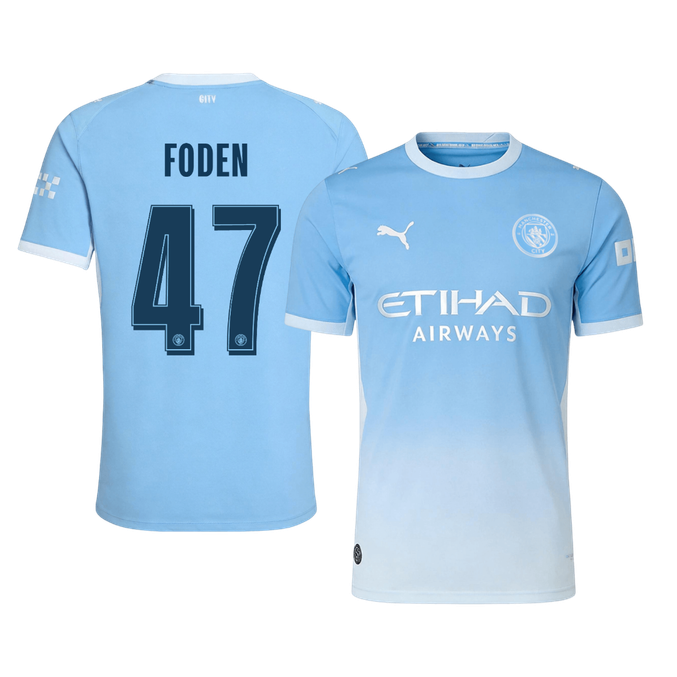 Manchester City Heimtrikot 2026/27 – FODEN #47 – UCL (Spielerversion)