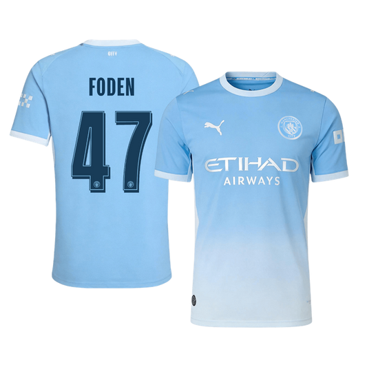 Manchester City Heimtrikot 2026/27 – FODEN #47 – UCL (Spielerversion)