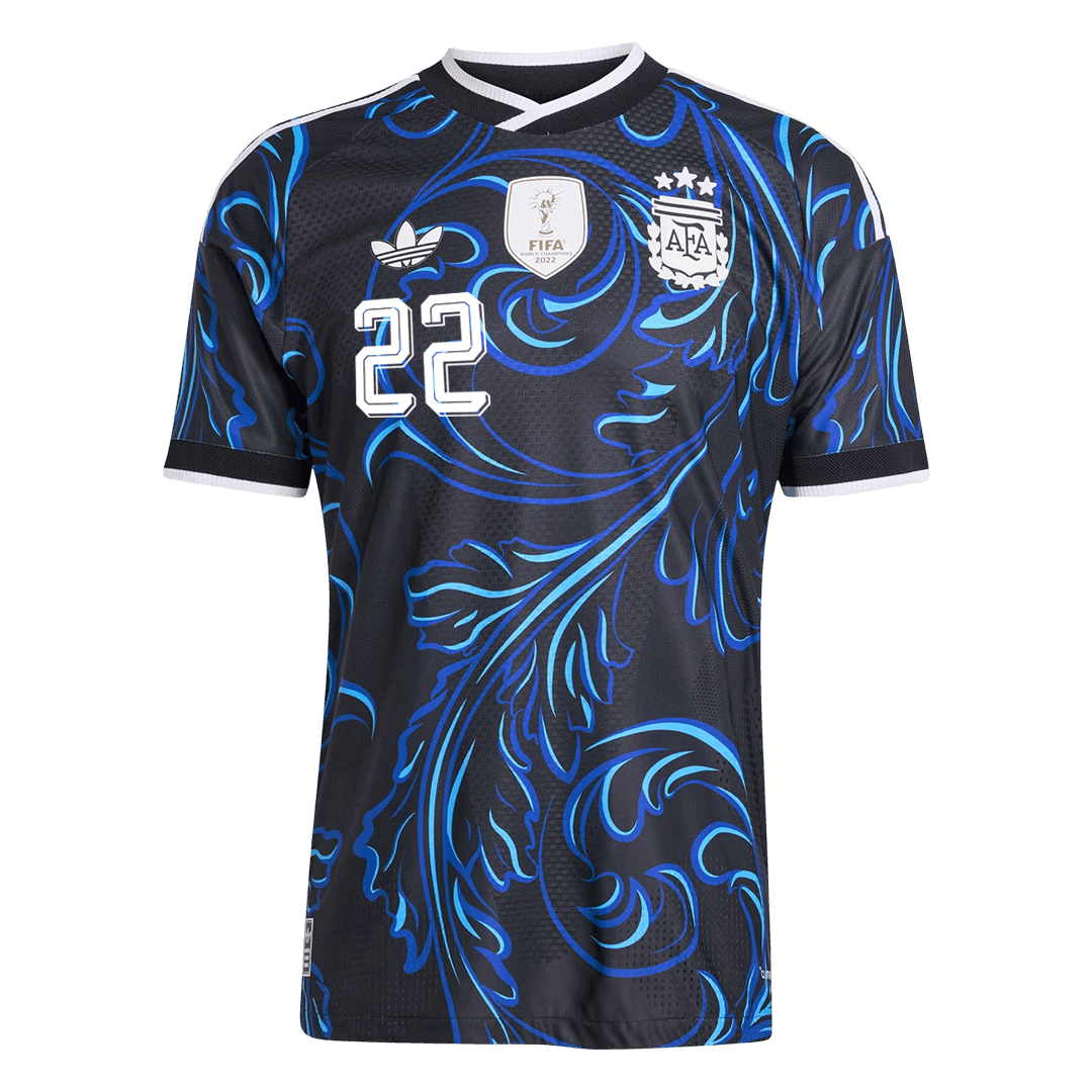 Argentina World Cup Player Version Trikot Auswärts 2026 L. MARTÍNEZ #22 Slim Fit