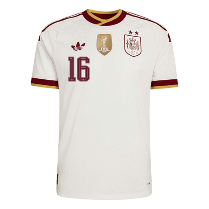 [Champion Edition] Spanien Auswärtstrikot WM 2026 – RODRIGO #16 (Spielerversion)