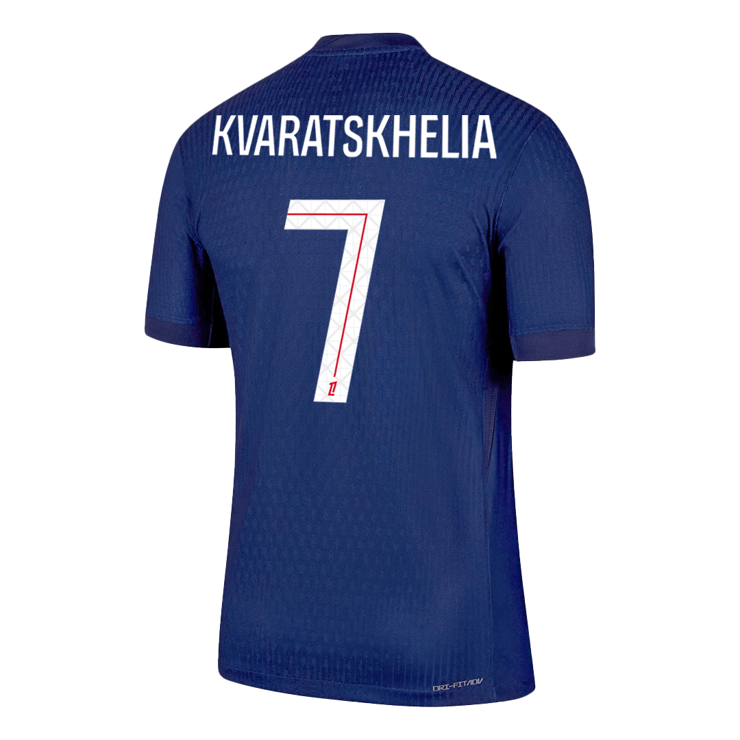 PSG Maglia Versione Giocatore Home 2025/26 KVARATSKHELIA #7 Slim Fit