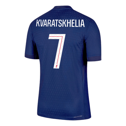 PSG Maglia Versione Giocatore Home 2025/26 KVARATSKHELIA #7 Slim Fit