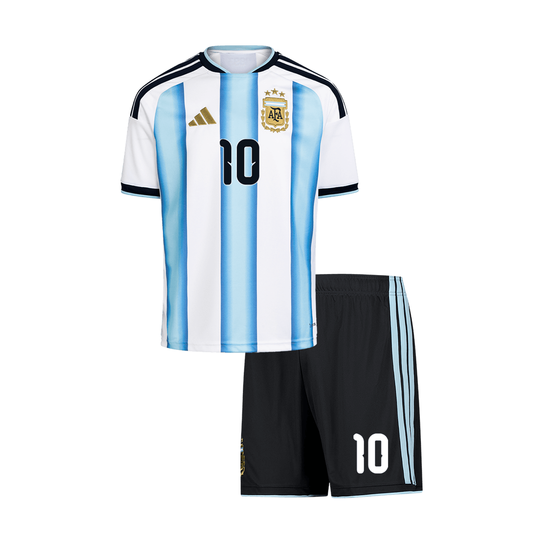 Argentina World Cup Kinder Trikot Set Heim 2026 MESSI #10 [PREMIUM] – Bild 10