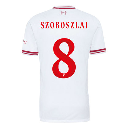 Liverpool Auswärtstrikot 2026/27 – SZOBOSZLAI #8 – UCL (Spielerversion)