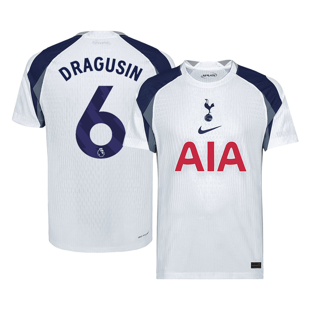 Maglia Versione Giocatore Tottenham Hotspur Home 2025/26 DRAGUSIN #6 Slim Fit