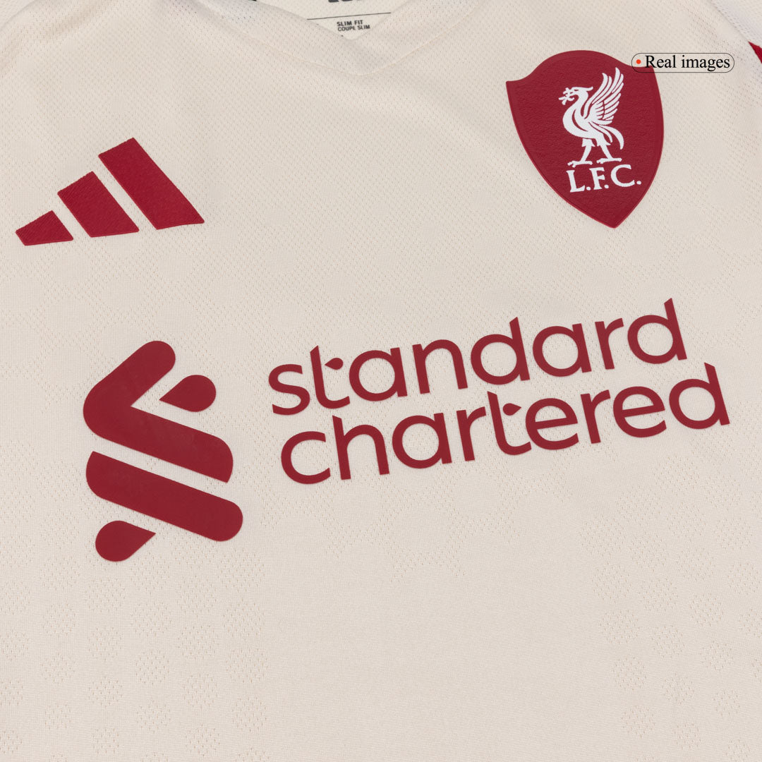 Liverpool Player Version Trikot Auswärts 2025/26 SZOBOSZLAI #8 Slim Fit