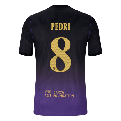 Barcelona Auswärtstrikot 2026/27 – PEDRI #8 – UCL (Spielerversion)