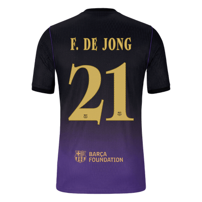 Barcelona Auswärtstrikot 2026/27 – F. DE JONG #21 – UCL (Spielerversion)