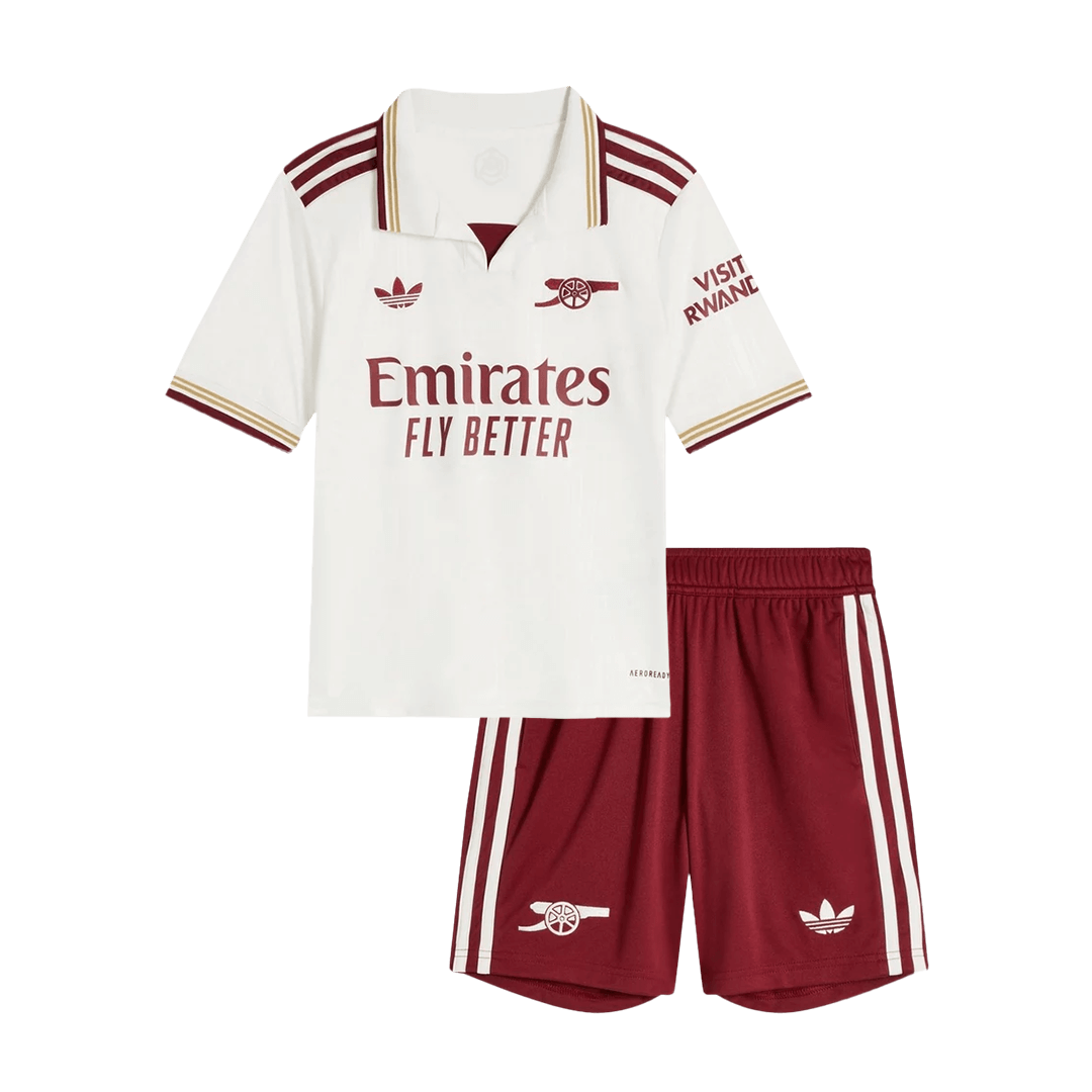 Set Maglia Terza Divisa Trasferta 2025/26 Bambino Gunners