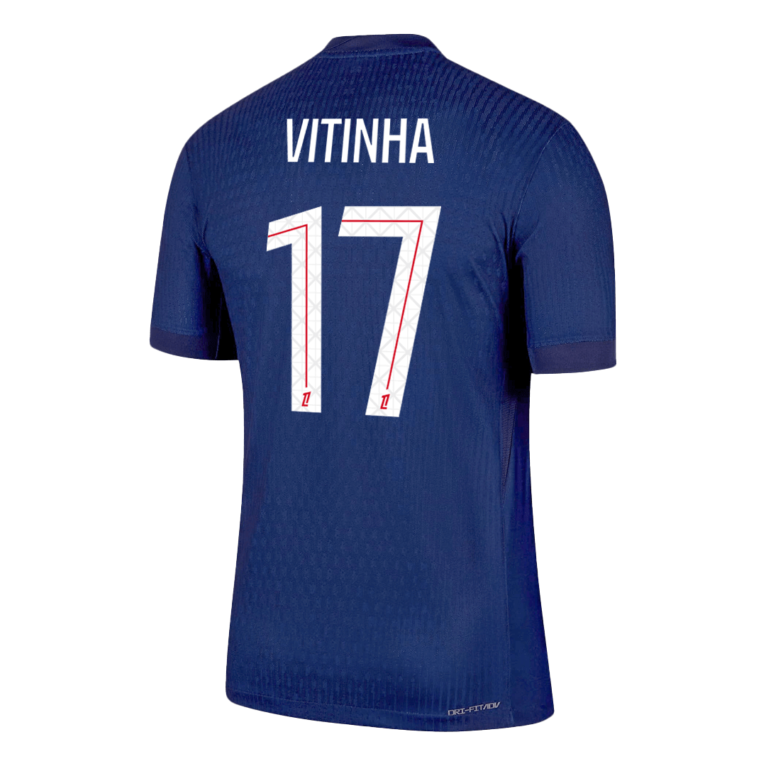 Maglia PSG Player Version Home 2025/26 VITINHA #17 Slim Fit