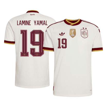 [Champion Edition] Spanien Auswärtstrikot WM 2026 – LAMINE YAMAL #19 (Spielerversion)
