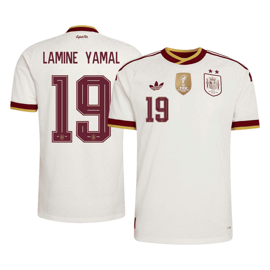 [Champion Edition] Spanien Auswärtstrikot WM 2026 – LAMINE YAMAL #19 (Spielerversion)