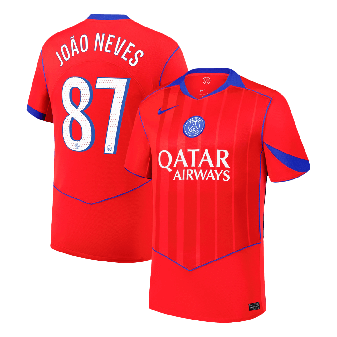 PSG Trikot Drittes Auswärts 2025/26 JOÃO NEVES #87