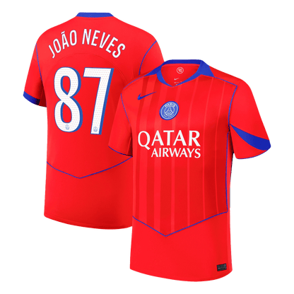 PSG Trikot Drittes Auswärts 2025/26 JOÃO NEVES #87