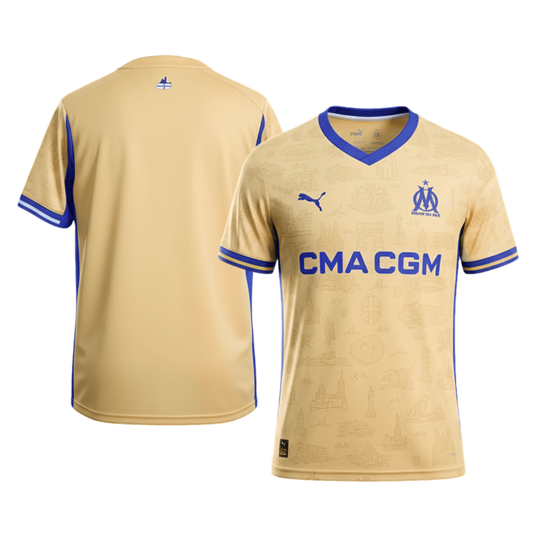 Maglia Marsiglia Quarto Kit Trasferta 2025/26