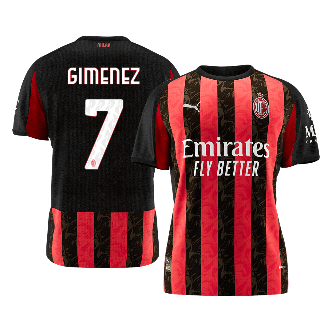 Maglia AC Milan Home 2025/26 GIMENEZ #7 [PREMIUM]