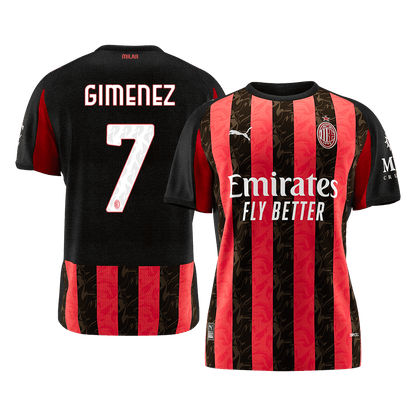 Maglia AC Milan Home 2025/26 GIMENEZ #7 [PREMIUM]