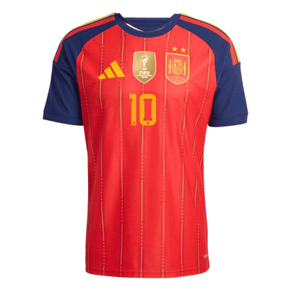 [Champion Edition] Spanien Heimtrikot WM 2026 – OLMO #10 (Spielerversion)