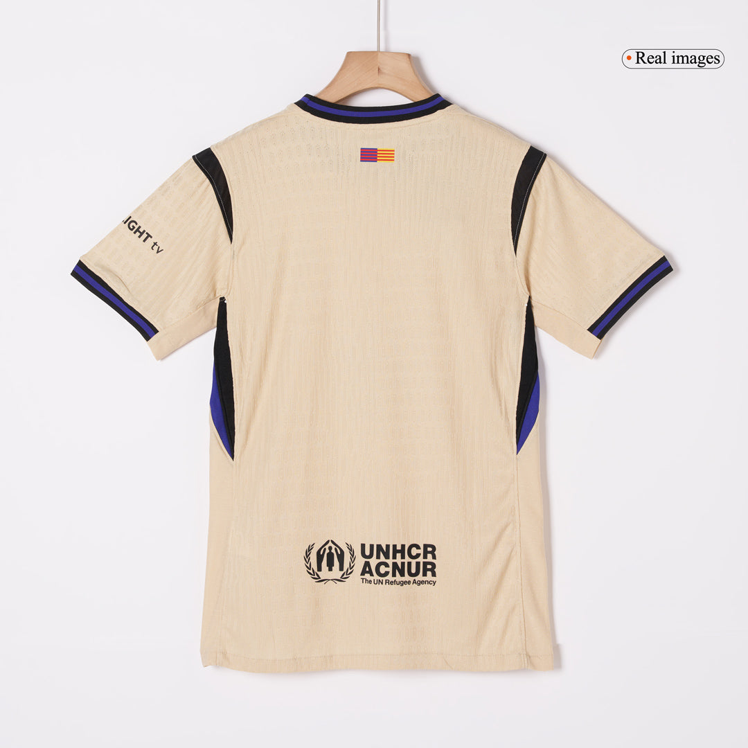 Barcelona Player Version Trikot Auswärts 2025/26 UCL GAVI #6 Slim Fit