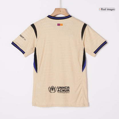 Barcelona Player Version Trikot Auswärts 2025/26 LAMINE YAMAL #10 Slim Fit