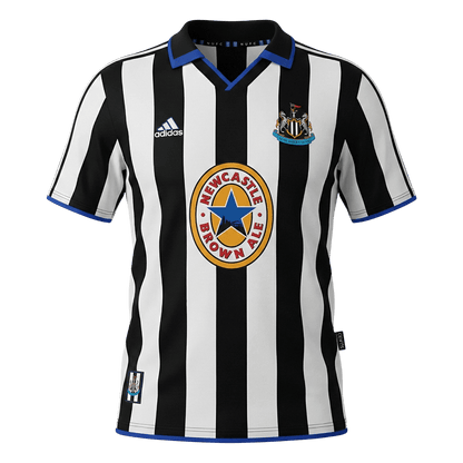Newcastle United Retro Trikot Heim 1999/00