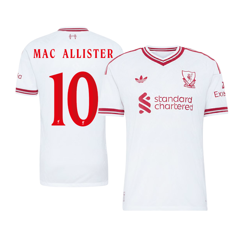 Liverpool Auswärtstrikot 2026/27 – MAC ALLISTER #10 – UCL (Spielerversion)