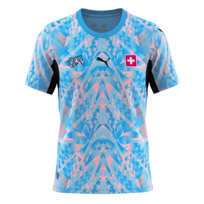 Schweizer Fussball Trikot 2026 - Elegant Blau