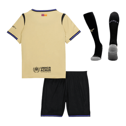 Barcelona Kinder Trikot Komplett-Set Auswärts 2025/26 – Bild 13