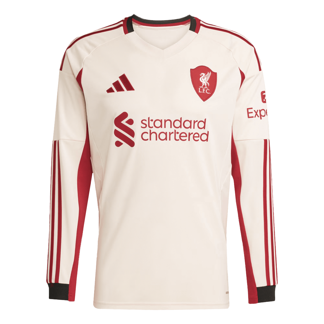 Liverpool Langarm Trikot Auswärts 2025/26