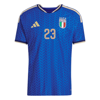 Italia Maglia Versione Giocatore Mondiali 2026 BASTONI #23 Slim Fit