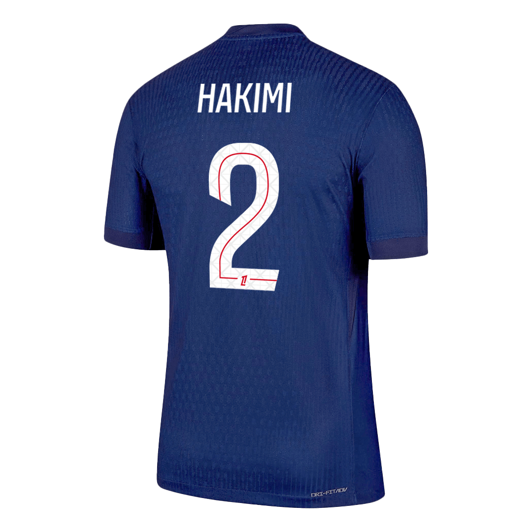 Maglia PSG versione giocatore Home 2025/26 HAKIMI #2 Slim Fit