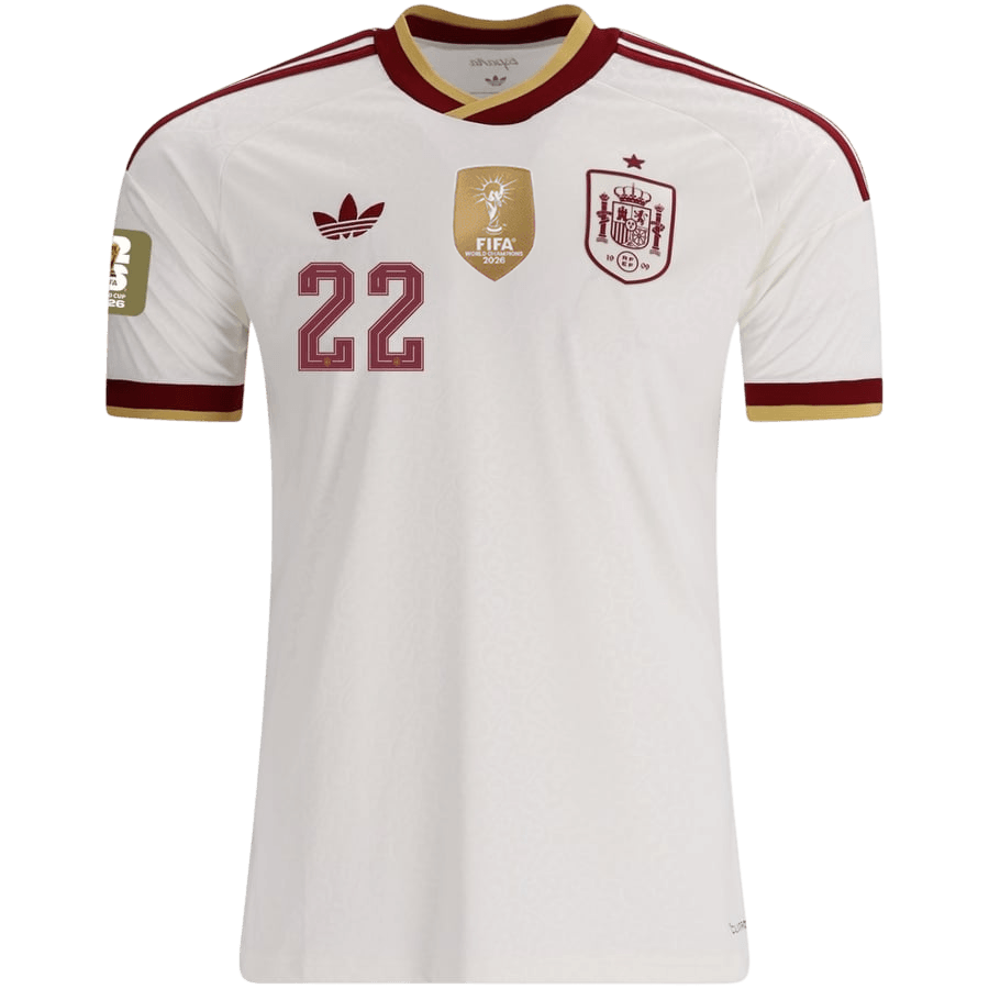 [Champion Edition] Spanien Auswärtstrikot WM 2026 – CUBARSÍ #22