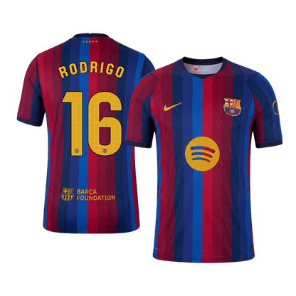 Barcelona Heimtrikot 2026/27 – RODRIGO #16 (Spielerversion)