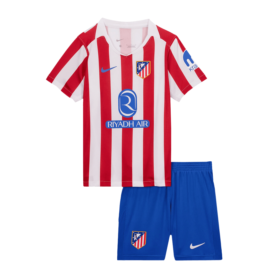 Atletico Madrid Kinder Trikot Set Heim 2025/26