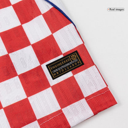Maillot Coupe du Monde Croatie Version Joueur Domicile 2026 MODRIĆ #10 Coupe Ajustée