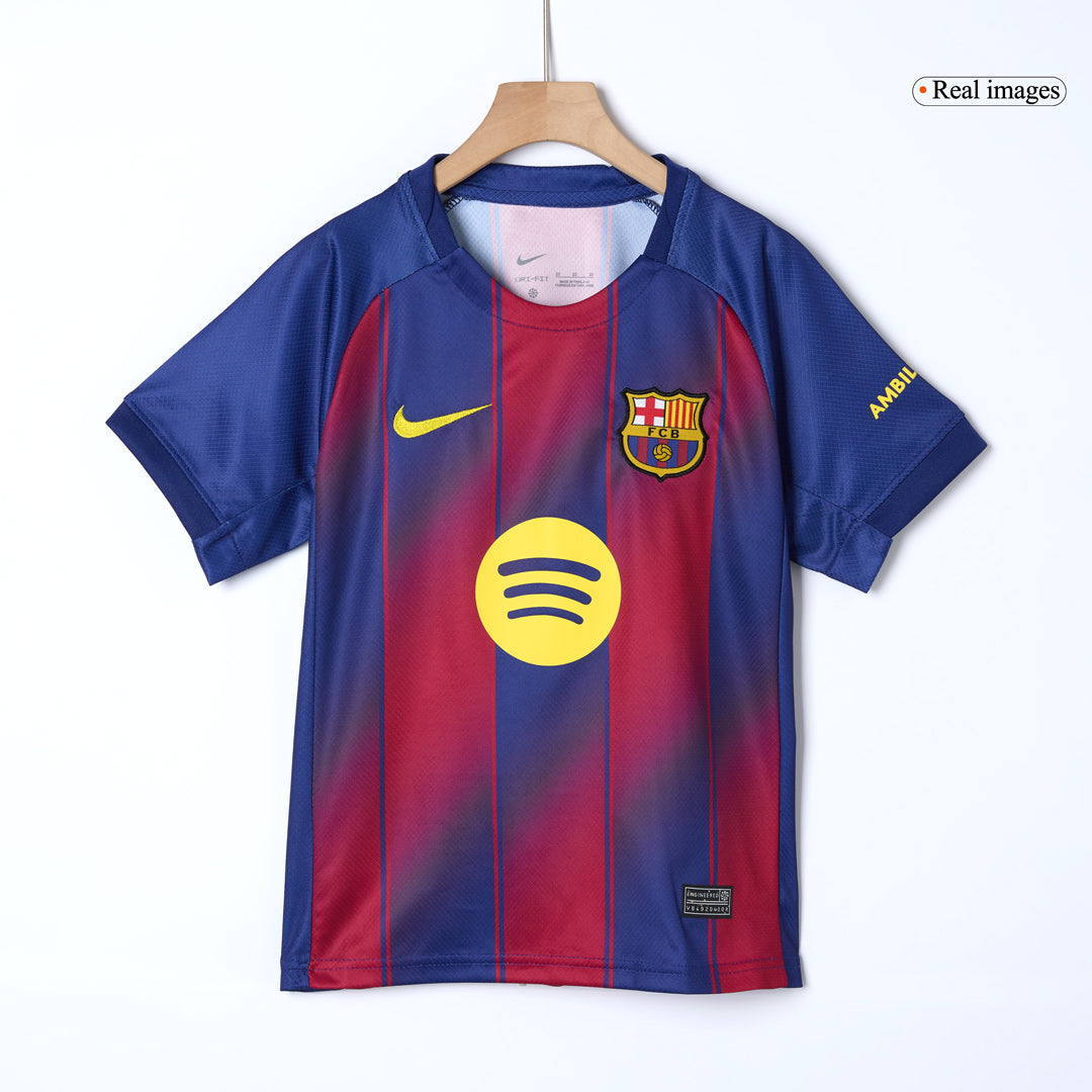 Barcelona Kinder Trikot Set Heim 2025/26