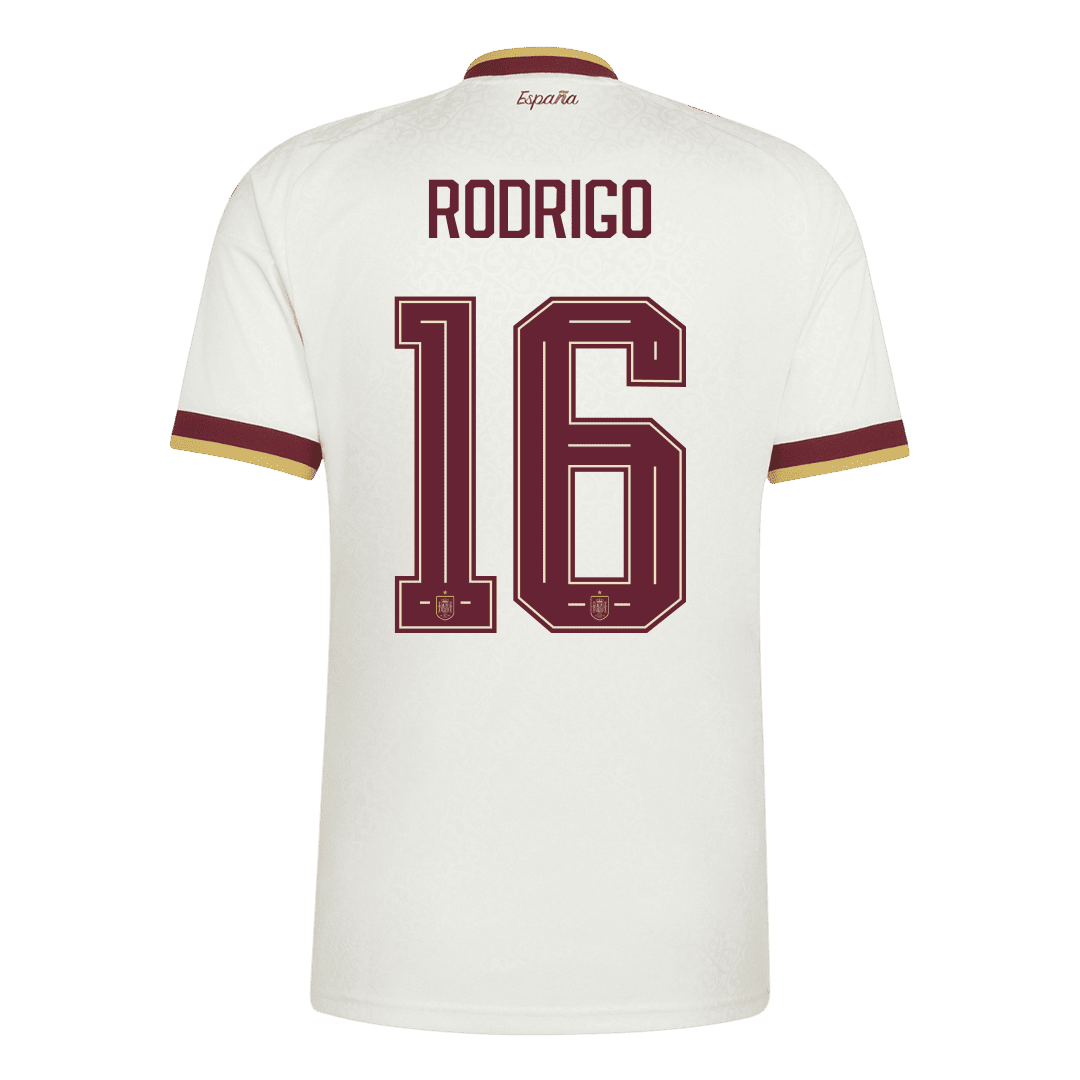 [Champion Edition] Spanien Auswärtstrikot WM 2026 – RODRIGO #16